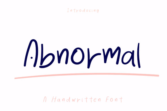 Abnormal: The Quirky Handwritten Font for Scroll-Stopping Social Media Graphics