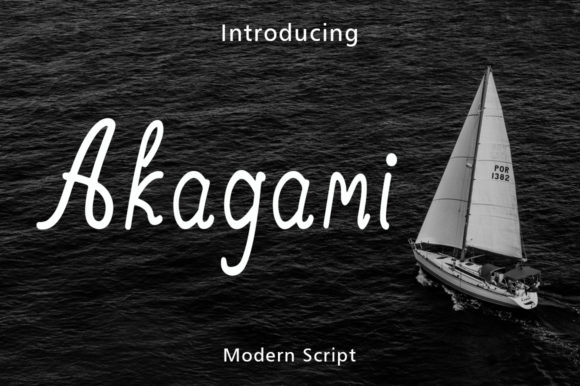 Akagami: The Handwritten Font for Authentic Brand Identity