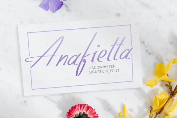 Anafietta Font Review: A Sweet Script for Handmade Brands