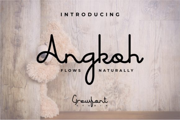 Angkoh: The Handwritten Typeface for Authentic Brand Identity