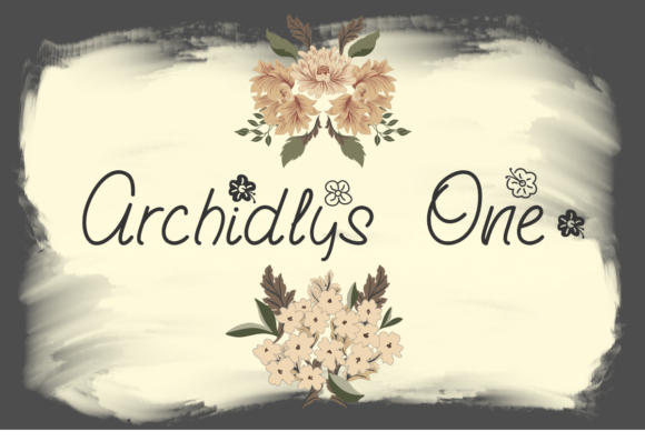Archidlys One: The Elegant Handwritten Font for Crafters and Sellers