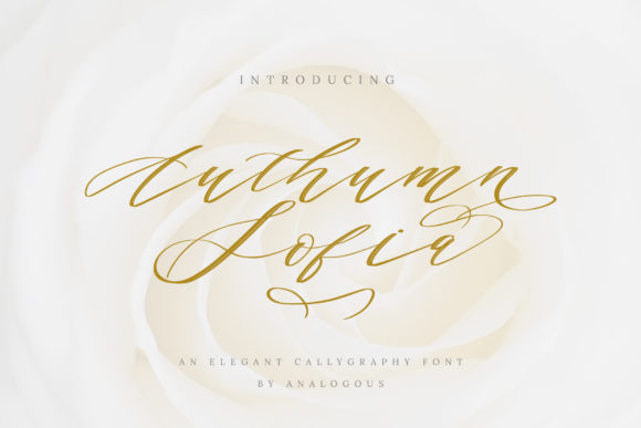 Authumn Sofia: A Handwritten Typeface for Creative Makers