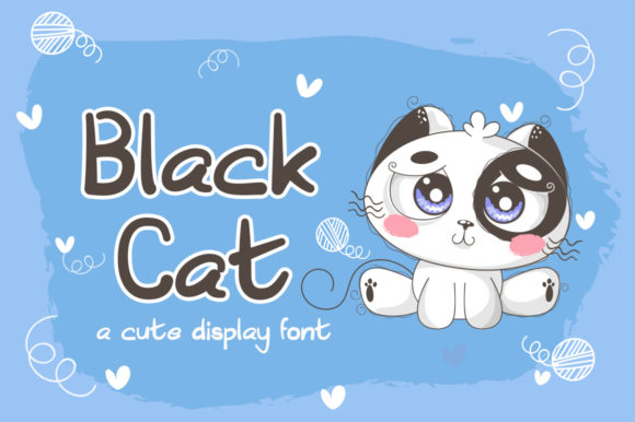 Black Cat Typeface: A Sweet Handwritten Font for Brand Identity