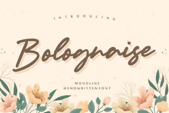 Bolognaise Typeface Review: A Relaxed Handwritten Font for Brand Identity