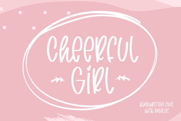 Cheerful Girl: A Handwritten Font for Authentic Brand Identity