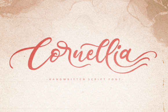 Cornellia: A Friendly Handwritten Typeface for Warm Brand Identities
