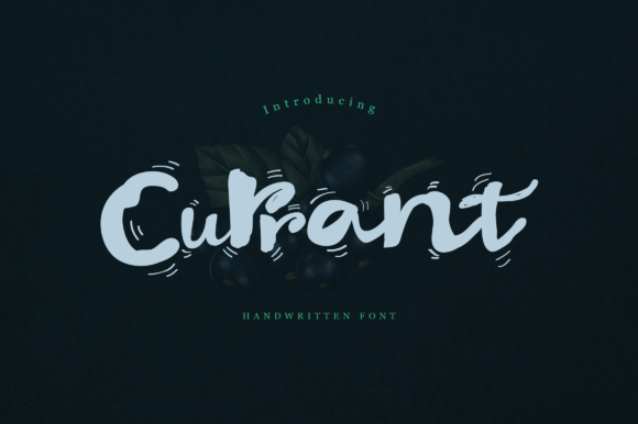 Currant Typeface: A Designer’s Take on Handwritten Web Typography