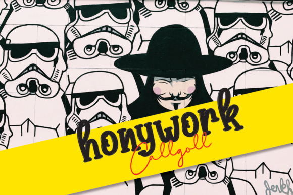 Honywork Typeface: A Delicate Script for Elegant Digital Branding
