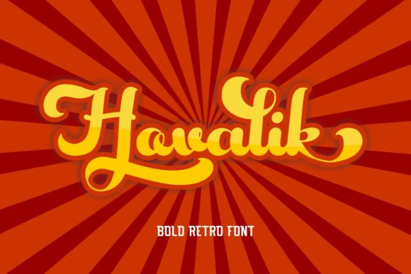 Hovalik: The Vintage Script Font for Authentic Brand Identity