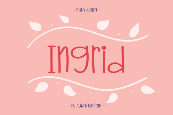 Ingrid: The Handwritten Typeface for Elegant Digital Branding