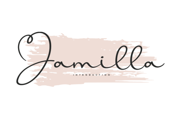 Jamilla: A Sweet Handwritten Typeface for Editorial Design