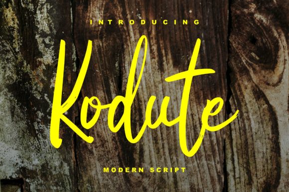 Kodute Typeface Review: A Friendly Handwritten Font for Brand Identity