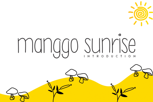 Manggo Sunrise: The Perfect Handwritten Font for Crafters and Sellers