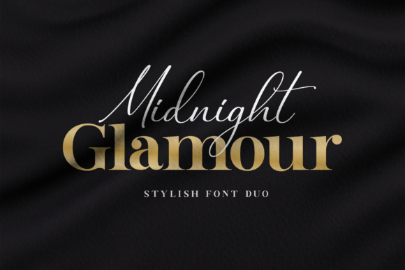 Midnight Glamour: The Serif Typeface That Elevates Campaign Visuals