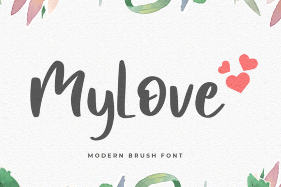 My Love: A Handwritten Typeface for Editorial Design