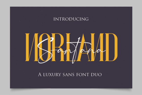 Norland Santana: A Premium Typeface for Handmade Branding