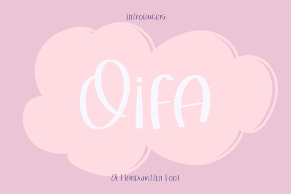 Oifa Handwritten Font: A Quirky Typeface for Crafters and Sellers