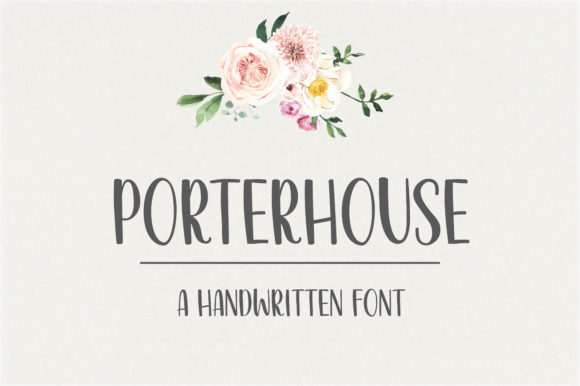 Porterhouse: The Handwritten Typeface for Modern Digital Branding
