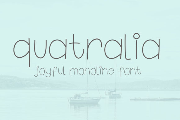 Quatralia: The Sweet Handwritten Typeface for Crafters and Sellers