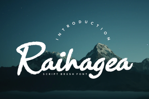 Raihagea: A Handwritten Typeface for Editorial Design