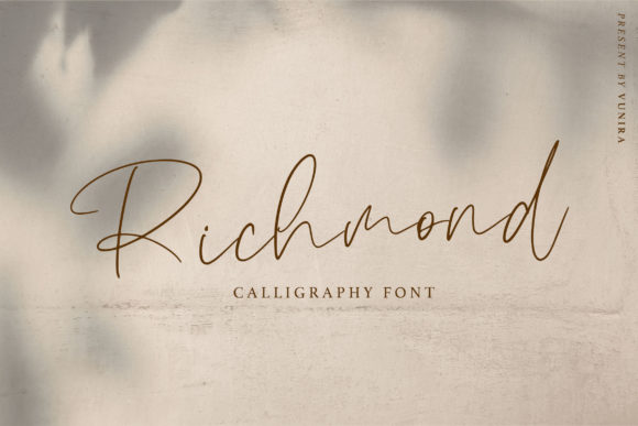Richmond: A Handwritten Typeface for Elegant Editorial Design
