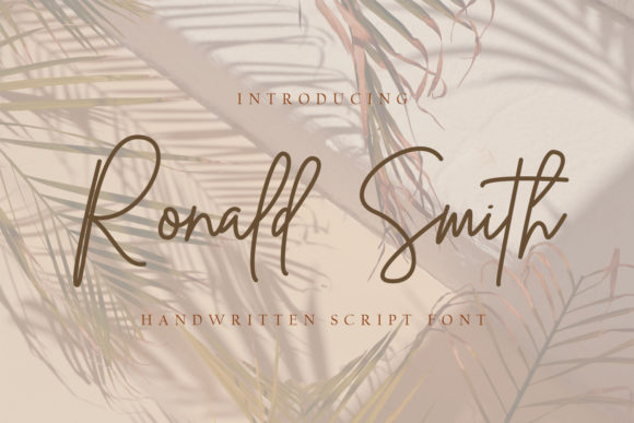 Ronald Smith Typeface: Elevating Handmade Brand Identity