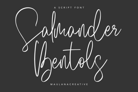 Salmander Bentols: A Timeless Handwritten Typeface for Editorial Design