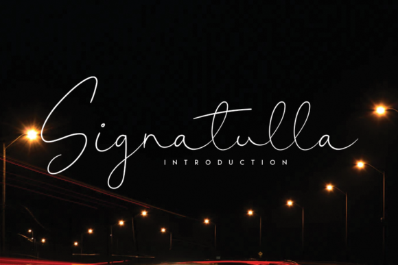Signatulla: A Handwritten Font for Modern Web Design