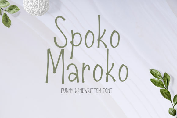 Spoko Maroko Typeface: A Handwritten Review for Makers