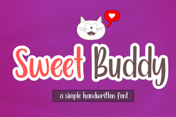 Sweet Buddy: A Cute Handwritten Font for Brand Identity Projects