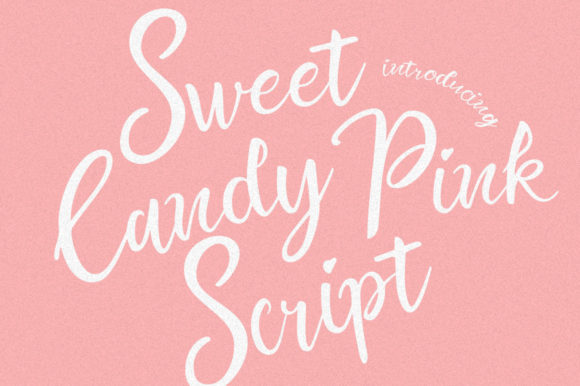 Sweet Candy Pink: A Cheerful Script Font for Small Business Branding
