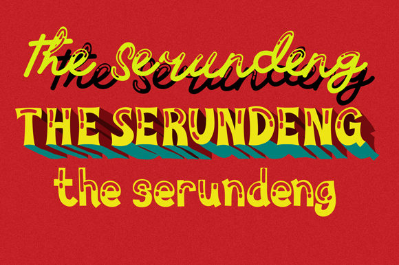 The Serundeng: Elevating Editorial Design with a Spectacular Display Font