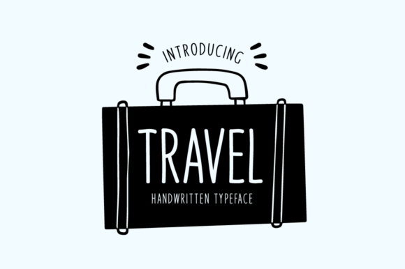 Travel Font: A Sweet Handwritten Typeface for Crafters and Sellers