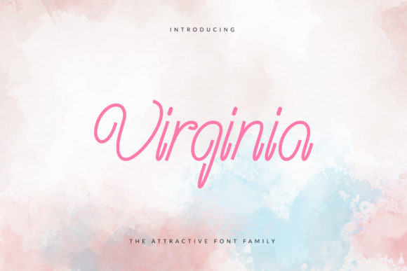 Virginia: The Handwritten Typeface for Polished Brand Identity