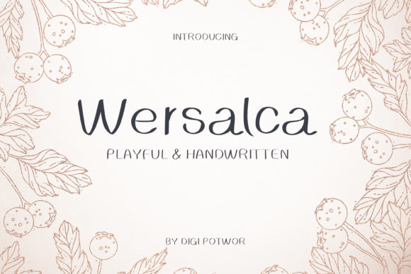 Wersalca: The Handwritten Font for Scroll-Stopping Visuals